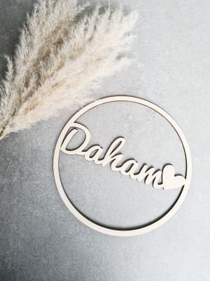 Türschild Daham