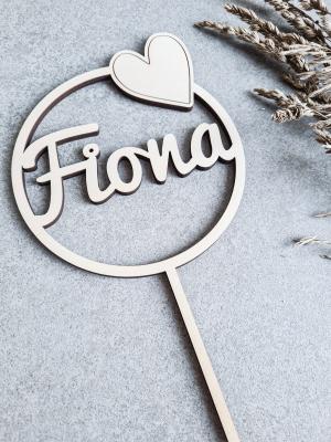 Cake Topper Herz