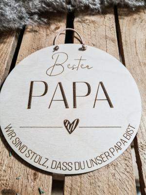 Schild bester Papa