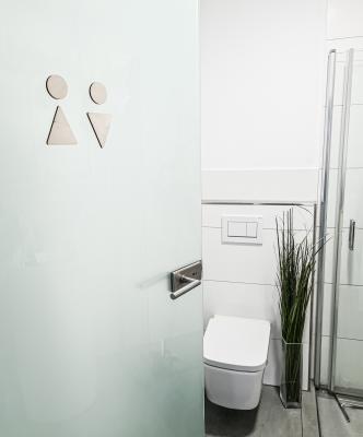 WC Männchen modern