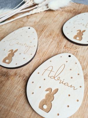 Osterei personalisiert Dots