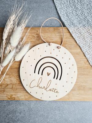 Holzschild Rainbow 2