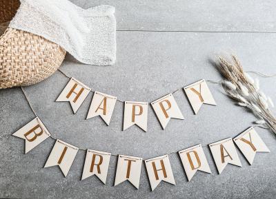 Wimpelkette Happy Birthday