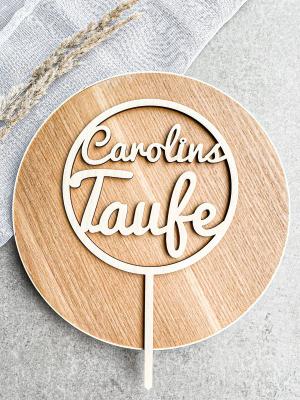 Caketopper Taufe 2