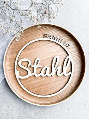 Türschild Familie (aussen)