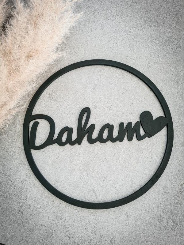 Türschild Daham