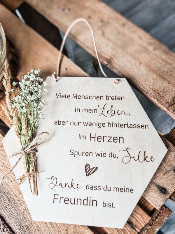 Schild Freundin