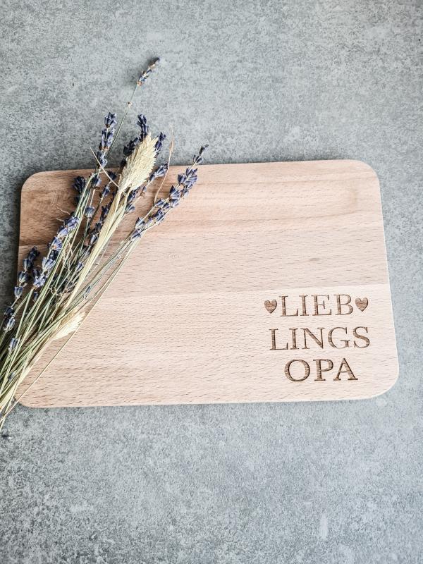 Vesperbrett Lieblings Om/Mama/Papa/Opa