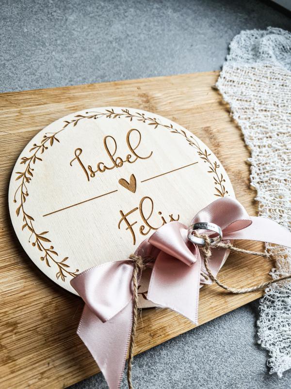 Ringkissen Holz Kreis