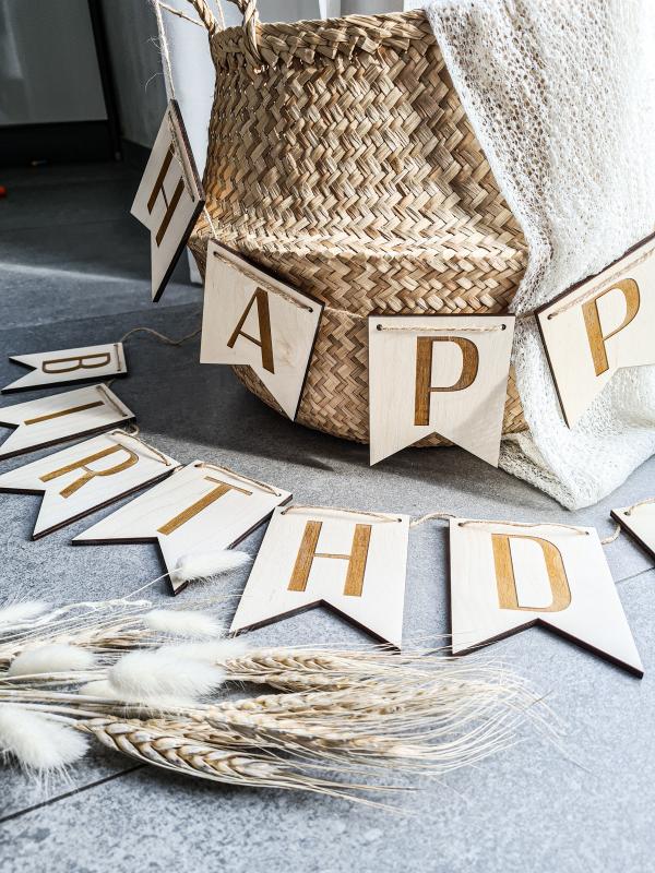 Wimpelkette Happy Birthday